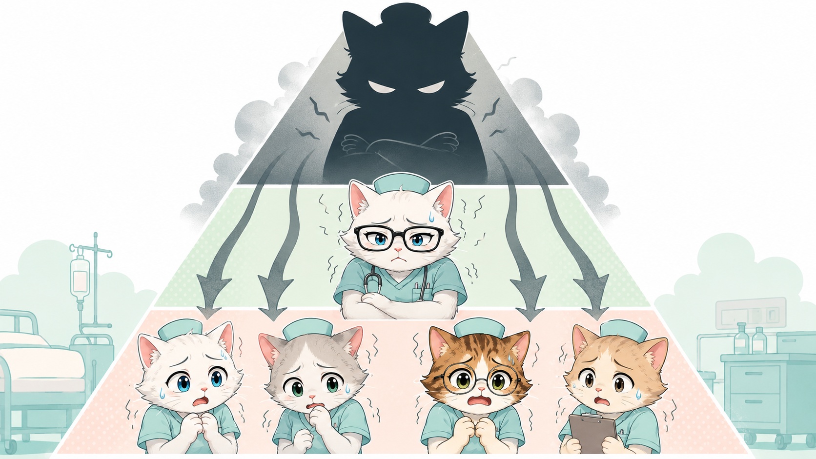 恐怖による権力構造のイメージ