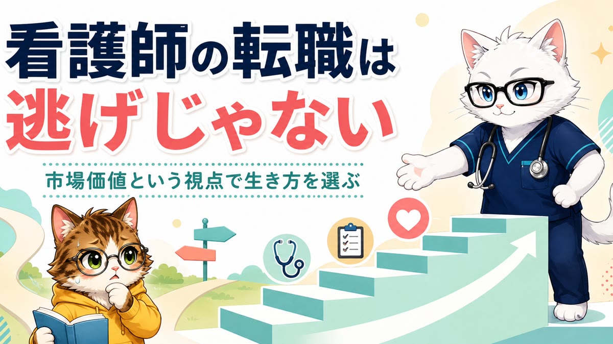 看護師の転職は「逃げ」じゃない｜市場価値という視点で生き方を選ぶ