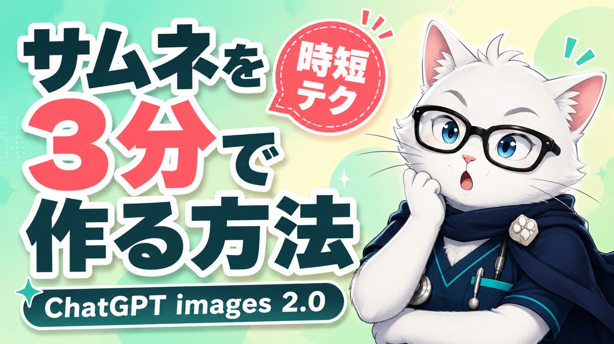 ChatGPT imagesでサムネイルを作る記事のサムネイル